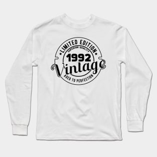 1992 VINTAGE - 29Th BIRTHDAY GIFT Long Sleeve T-Shirt